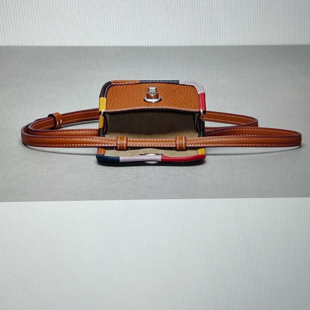 🦁 COACH COACHTOPIA WAVY WALLET WITH  COLORFUL BINDING IN UPCRAFTED LEATHER 🦁 - Picture 15 of 16